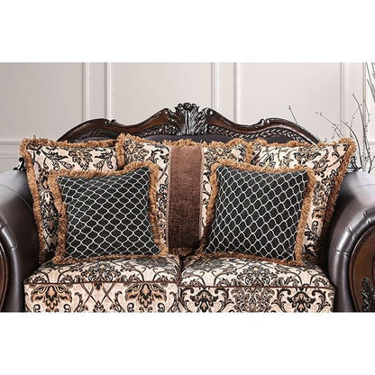 Furniture of America Jamael Stationary Fabric Loveseat SM6405-LV IMAGE 5