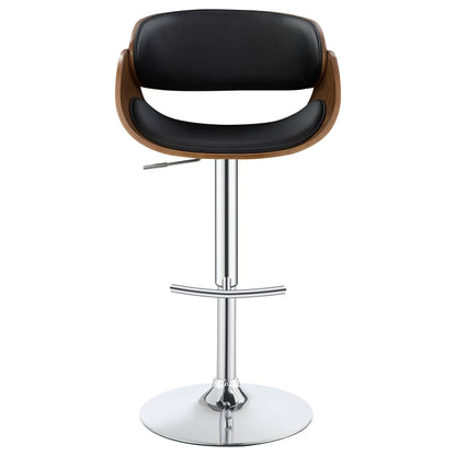 Coaster Furniture Dana 104965 Adjustable Bar Stool - Black and Chrome IMAGE 3