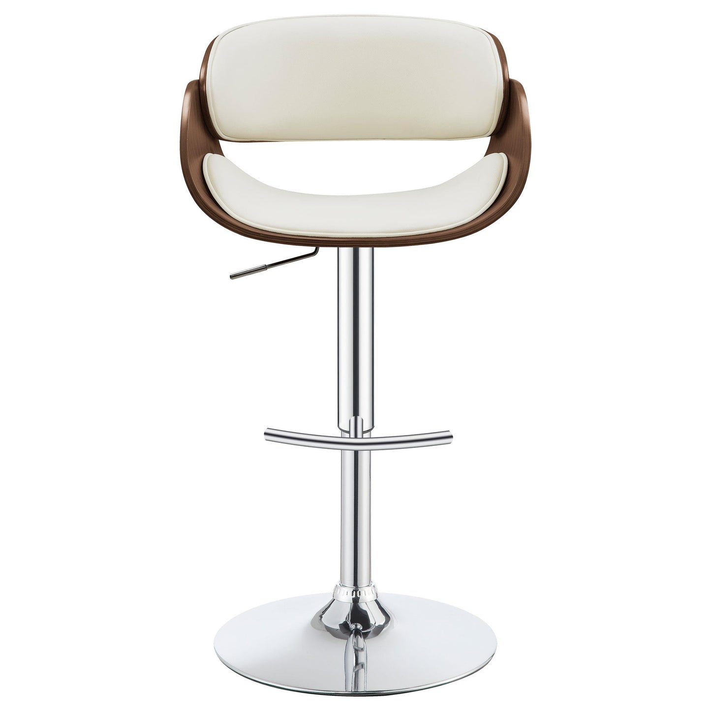 Coaster Furniture Dana 104966 Adjustable Bar Stool - Ecru and Chrome IMAGE 3
