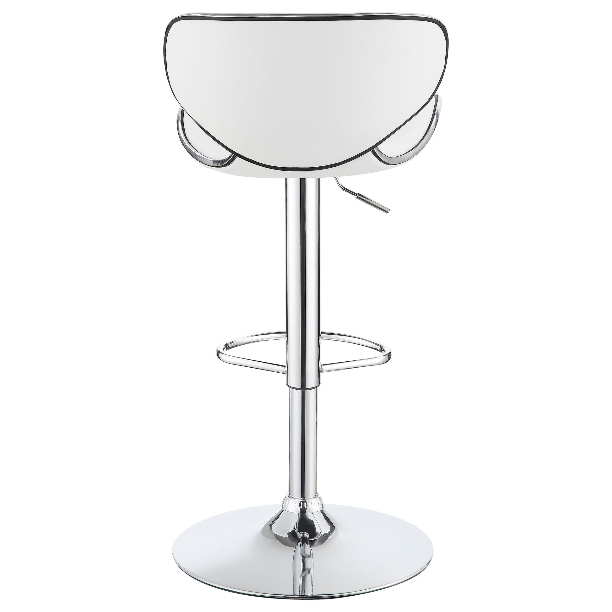 Coaster Furniture Edenton 120389 Upholstered Adjustable Bar Stool - White (Set of 2) IMAGE 6