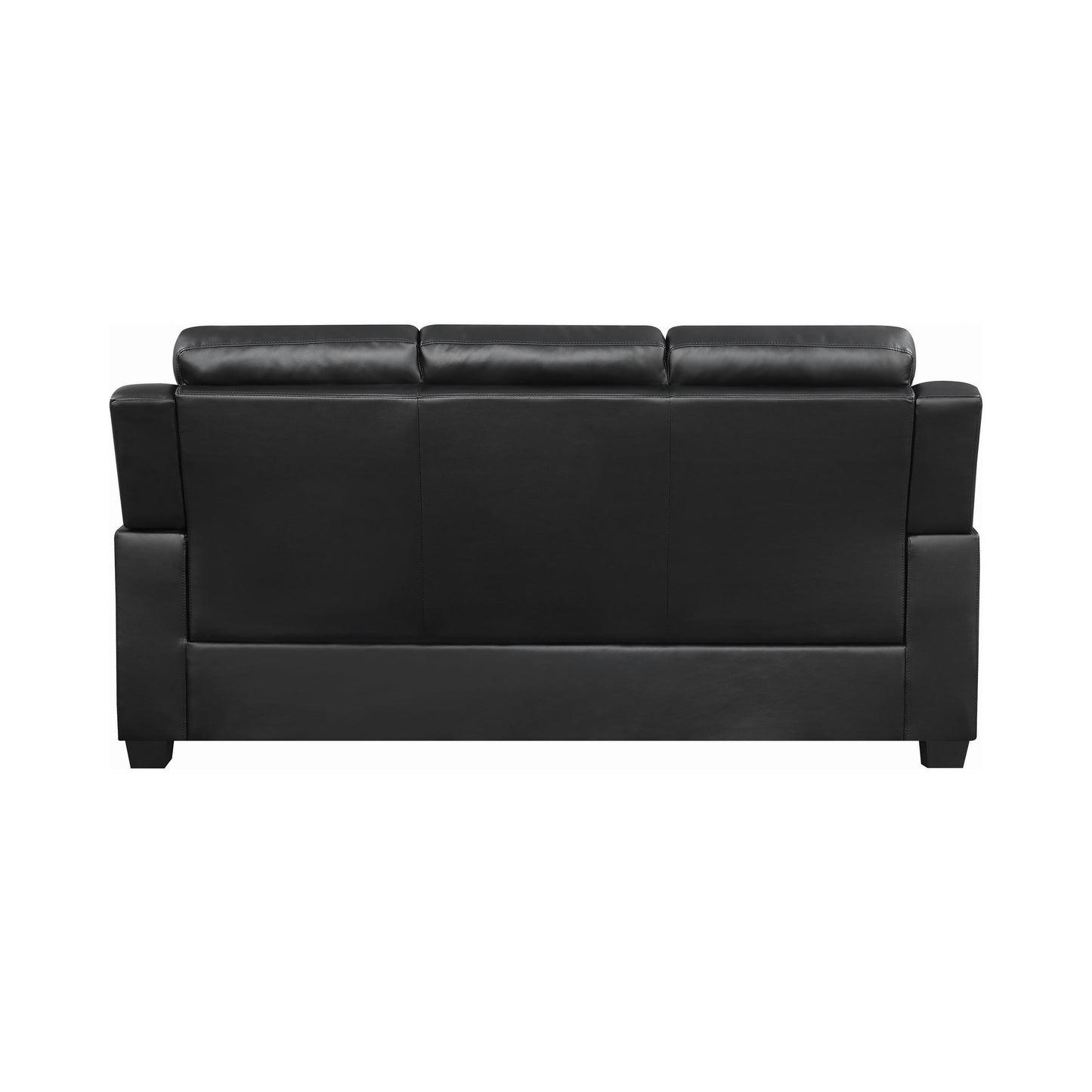  Coaster Furniture Finley 506551 Upholstered Padded Arm Tufted Sofa - Black IMAGE 3