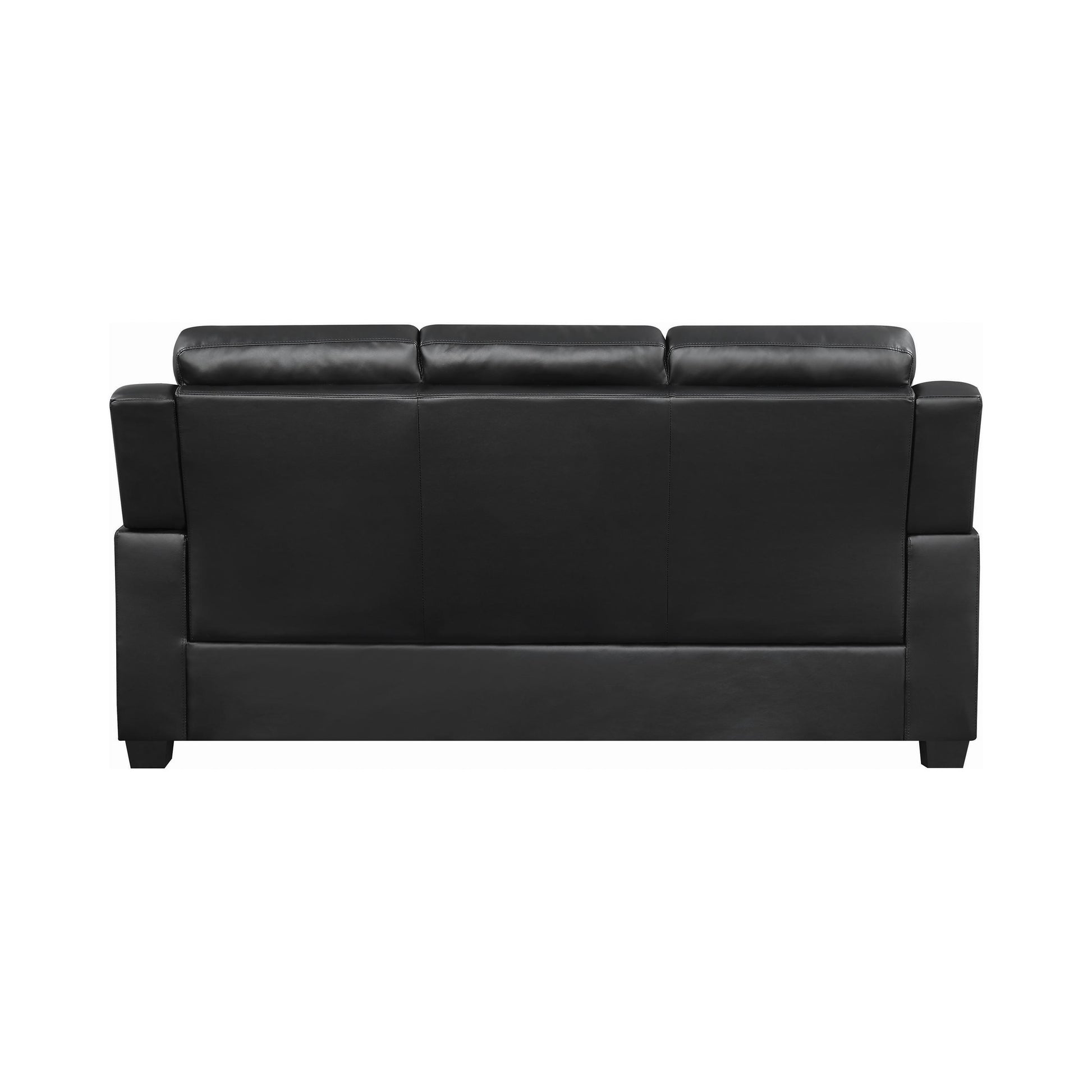  Coaster Furniture Finley 506551 Upholstered Padded Arm Tufted Sofa - Black IMAGE 3