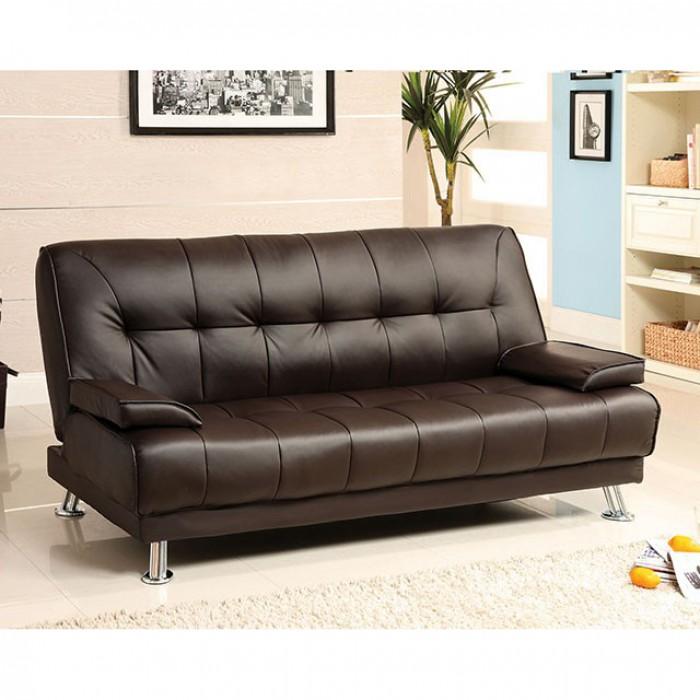  Furniture of America Beaumont Leatherette Futon CM2100 IMAGE 1