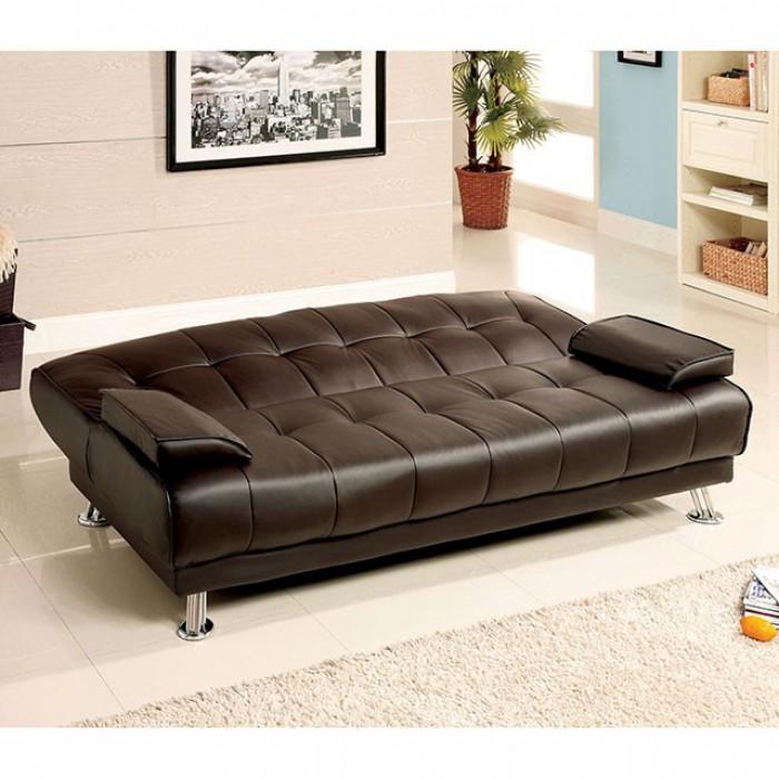  Furniture of America Beaumont Leatherette Futon CM2100 IMAGE 3