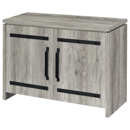 Coaster Furniture Enoch 950785 2-door Engineered Wood Accent Cabinet - Grey Driftwood IMAGE 4