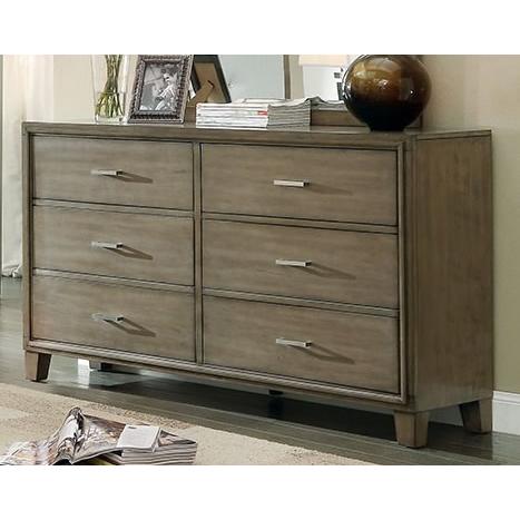  Furniture of America Enrico 6-Drawer Dresser CM7068GY-D IMAGE 1