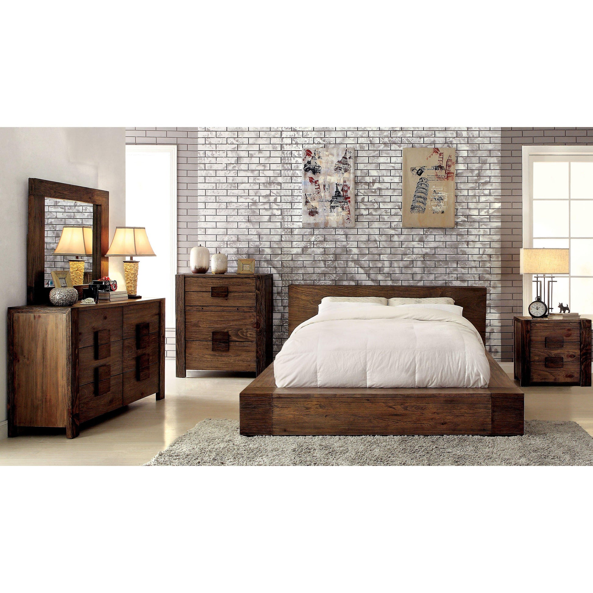  Furniture of America Janeiro 3-Drawer Nightstand CM7628N IMAGE 2