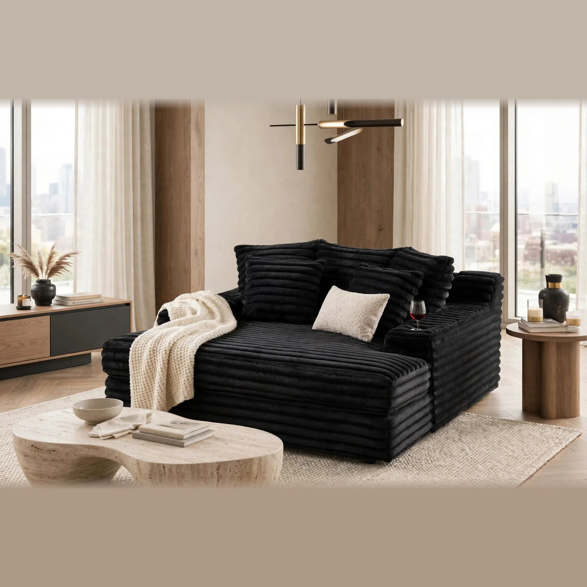 4400 Chaise Lounge - black