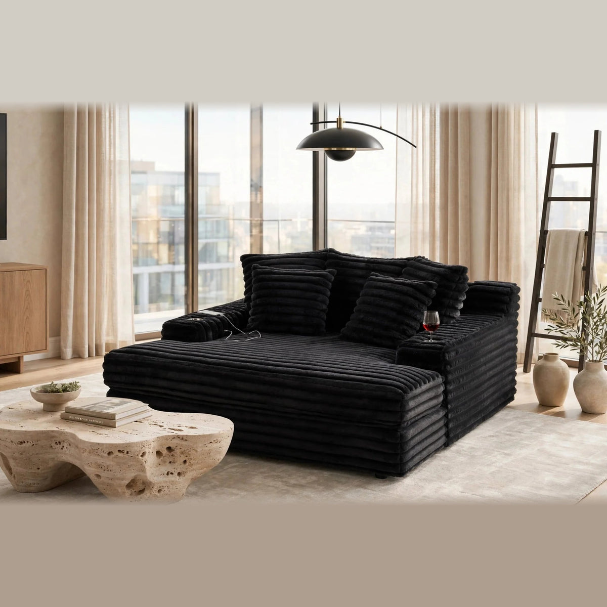 4400 Chaise Lounge - black
