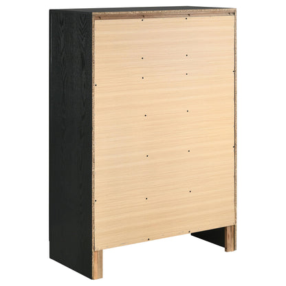 Coaster Furniture Miranda 206365 5-Drawer Bedroom Chest - Black IMAGE 5