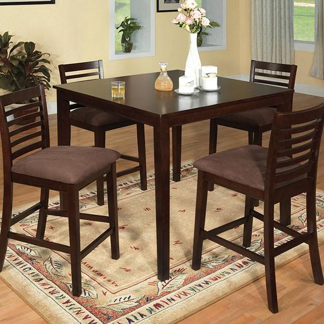  Furniture of America Eaton II 5 pc Counter Height Dinette CM3001PT-5PK IMAGE 1