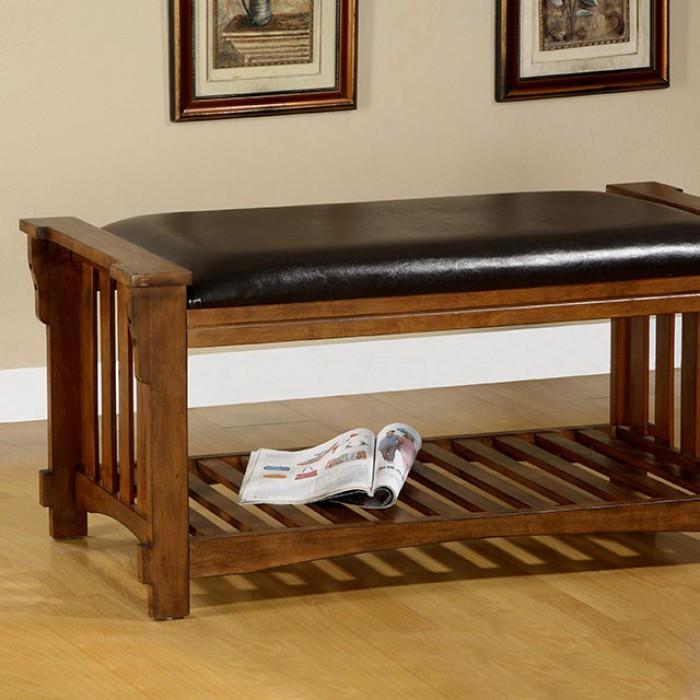  Furniture of America Salford Bench CM-BN6220 IMAGE 1