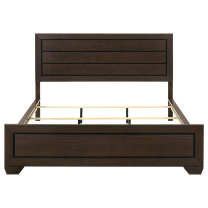 Coaster Furniture Kauffman 204391KW Wood California King Panel Bed - Dark Cocoa IMAGE 3