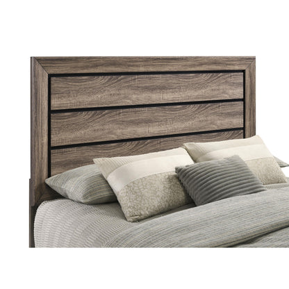 Coaster Furniture Kauffman 204191KE Wood Eastern King Panel Bed - Washed Taupe IMAGE 9