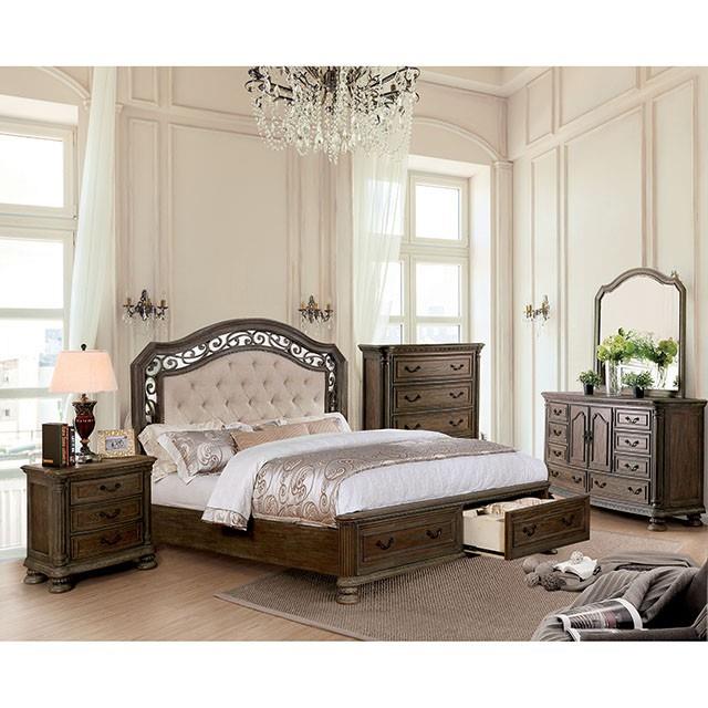 Furniture of America Persephone Dresser Mirror CM7661M IMAGE 2