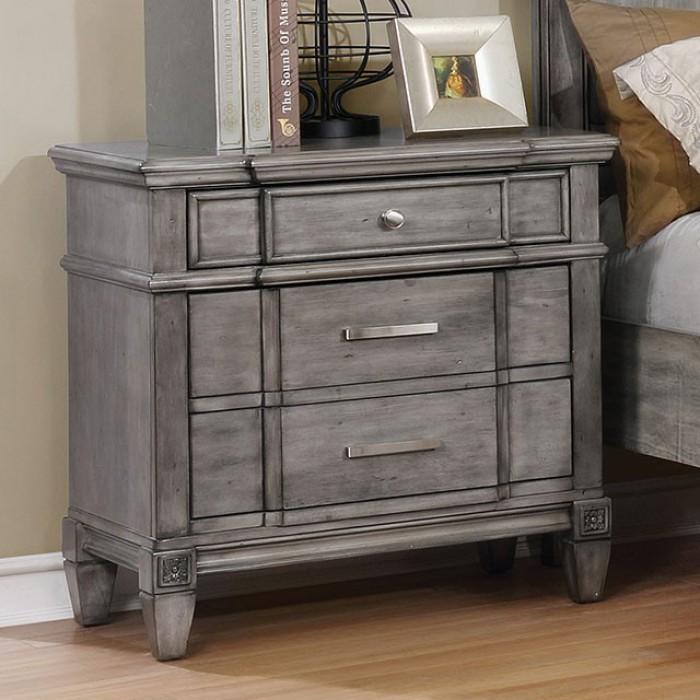  Furniture of America Ganymede 3-Drawer Nightstand CM7855N IMAGE 1