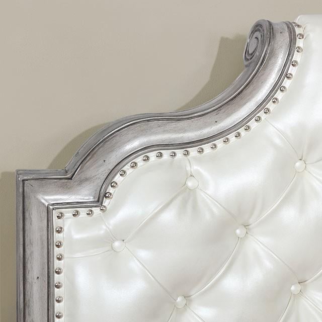  Furniture of America Ganymede Queen Upholstered Bed CM7856Q-BED IMAGE 3
