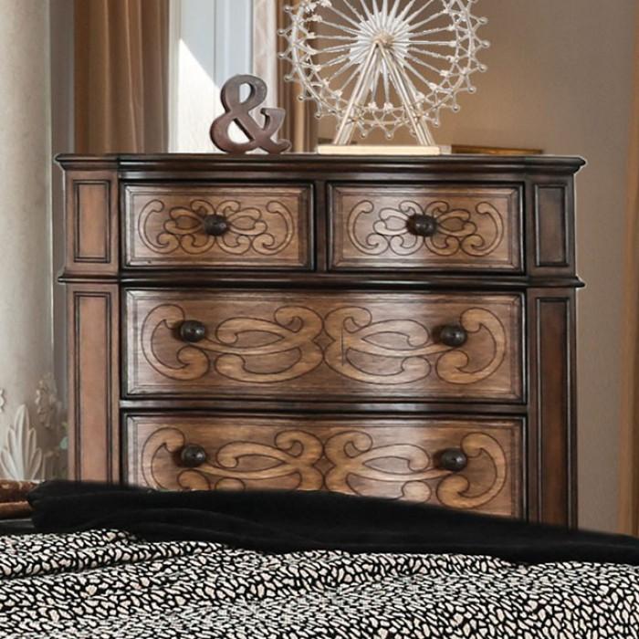  Furniture of America Emmaline 5-Drawer Chest CM7831C IMAGE 2