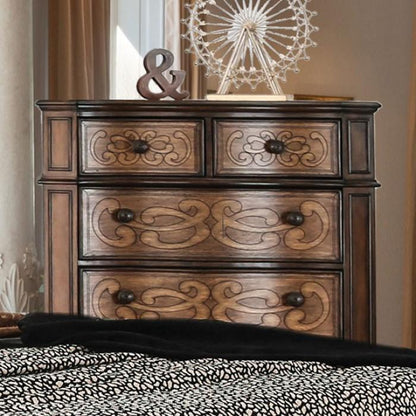  Furniture of America Emmaline 5-Drawer Chest CM7831C IMAGE 2