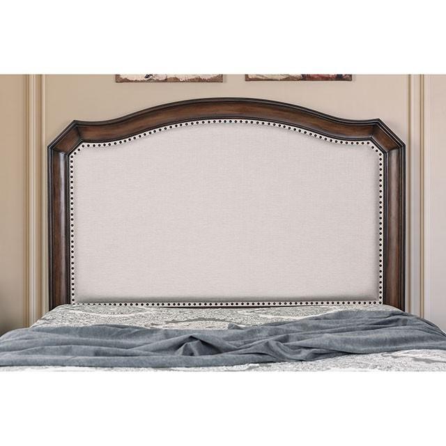  Furniture of America Emmaline King Upholstered Bed CM7831F-EK-BED IMAGE 2