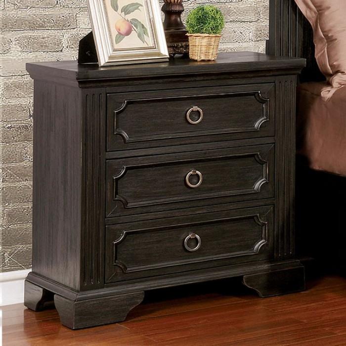  Furniture of America Roisin 3-Drawer Nightstand CM7578N IMAGE 2
