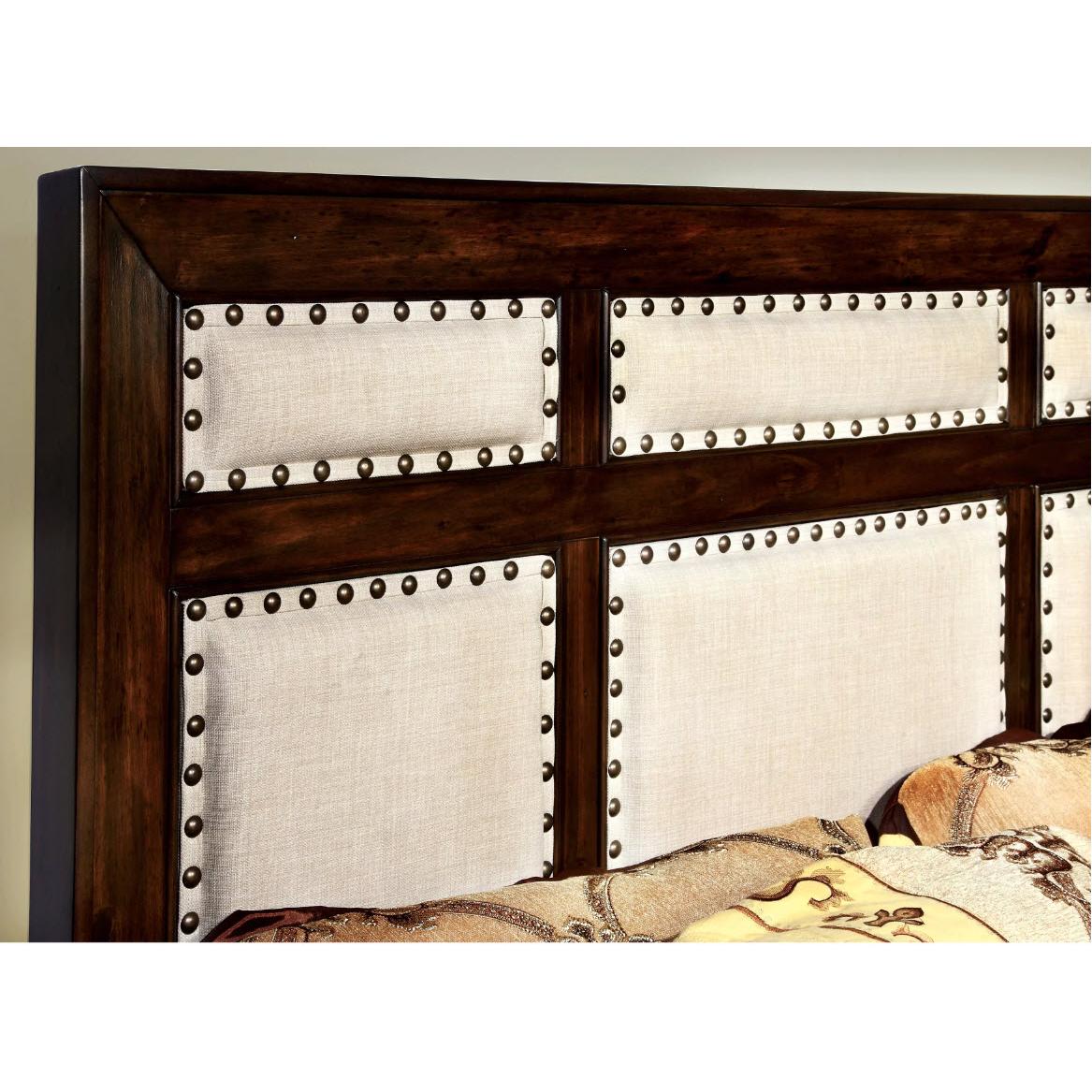  Furniture of America Orlaith California King Upholstered Bed with Storage CM7697CK-BED IMAGE 3
