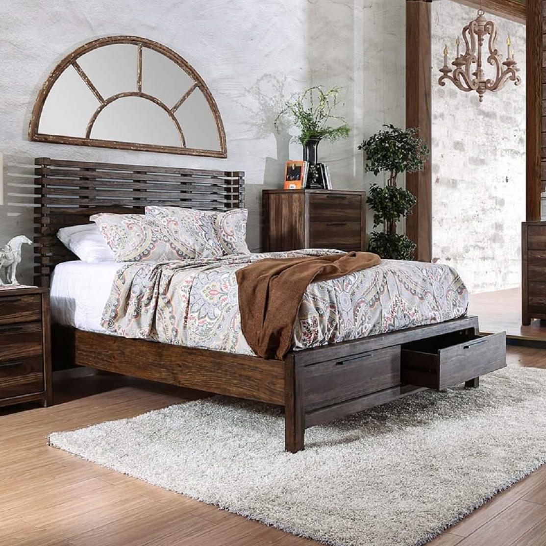  Furniture of America Hankinson Queen Storage Bed CM7576DR-Q-BED IMAGE 3