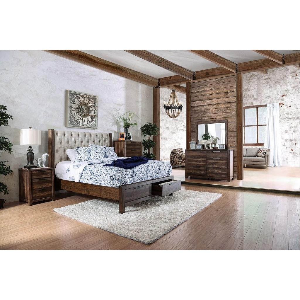 Furniture of America Hutchinson Bed