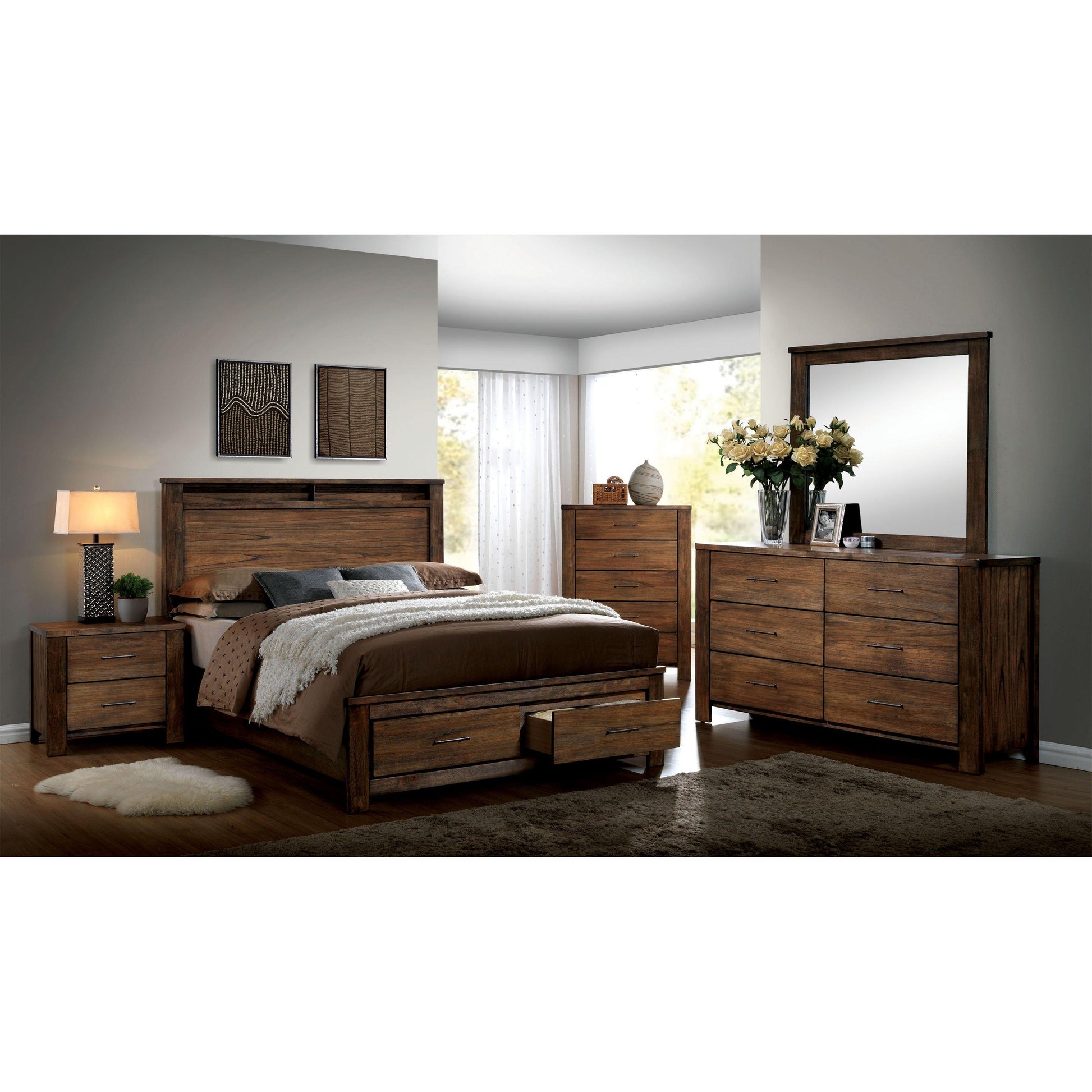  Furniture of America Elkton CM7072CK Cal.King Bed IMAGE 4