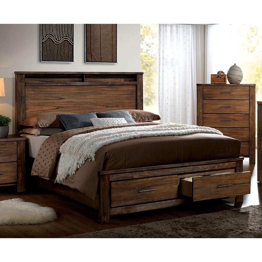  Furniture of America Elkton CM7072Q Queen Bed IMAGE 1