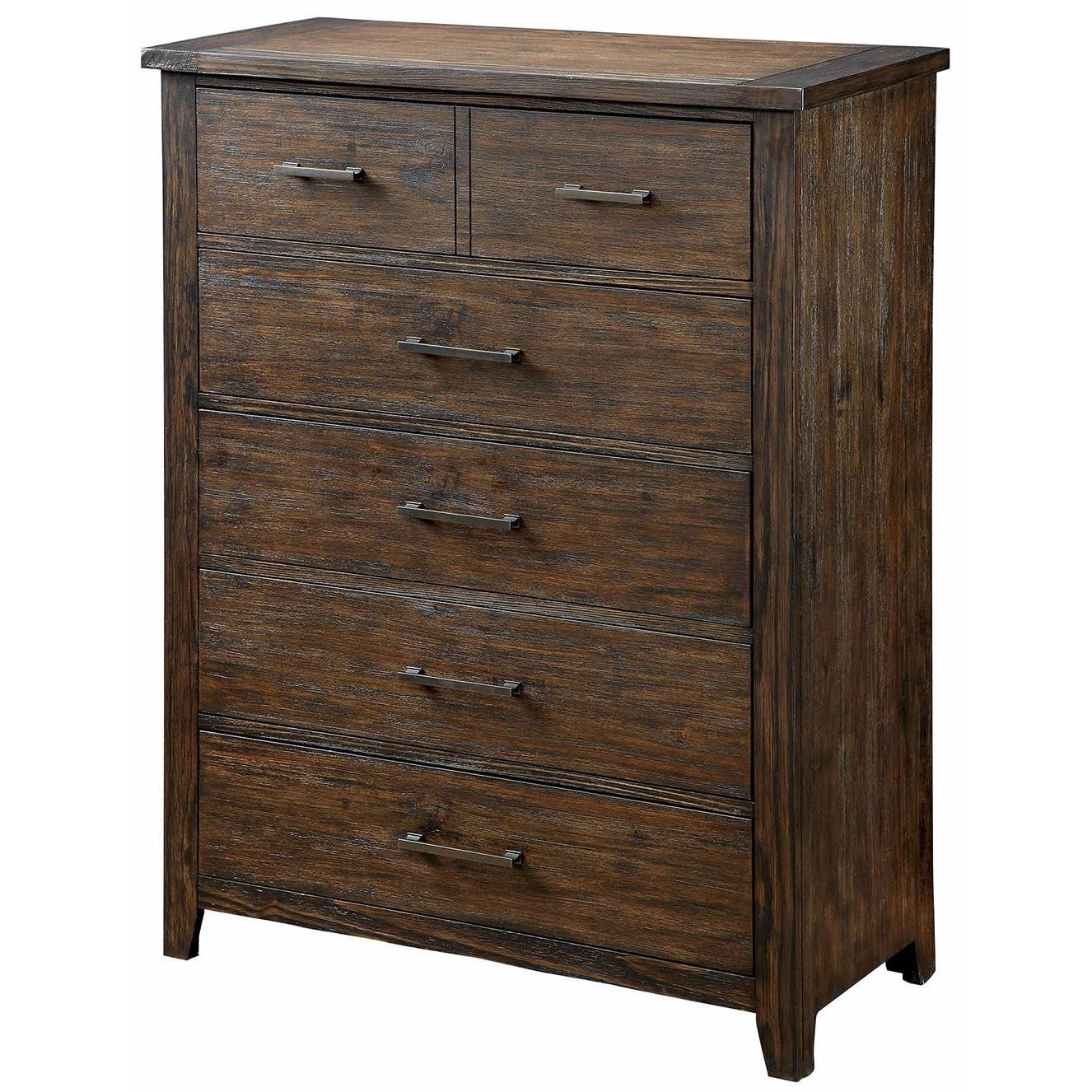  Furniture of America Ribeira 5-Drawer Chest CM7252C IMAGE 1