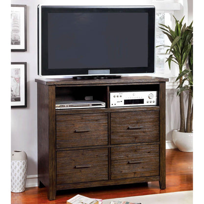  Furniture of America Ribeira 4-Drawer Media Chest CM7252TV IMAGE 3