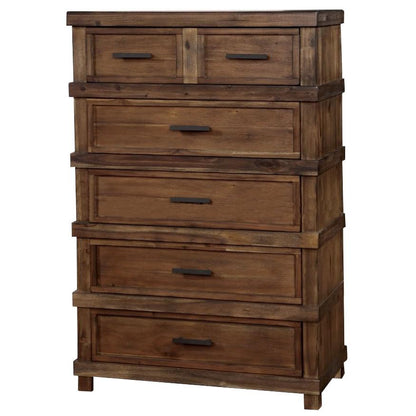  Furniture of America Baddock 5-Drawer Chest CM7691C IMAGE 1