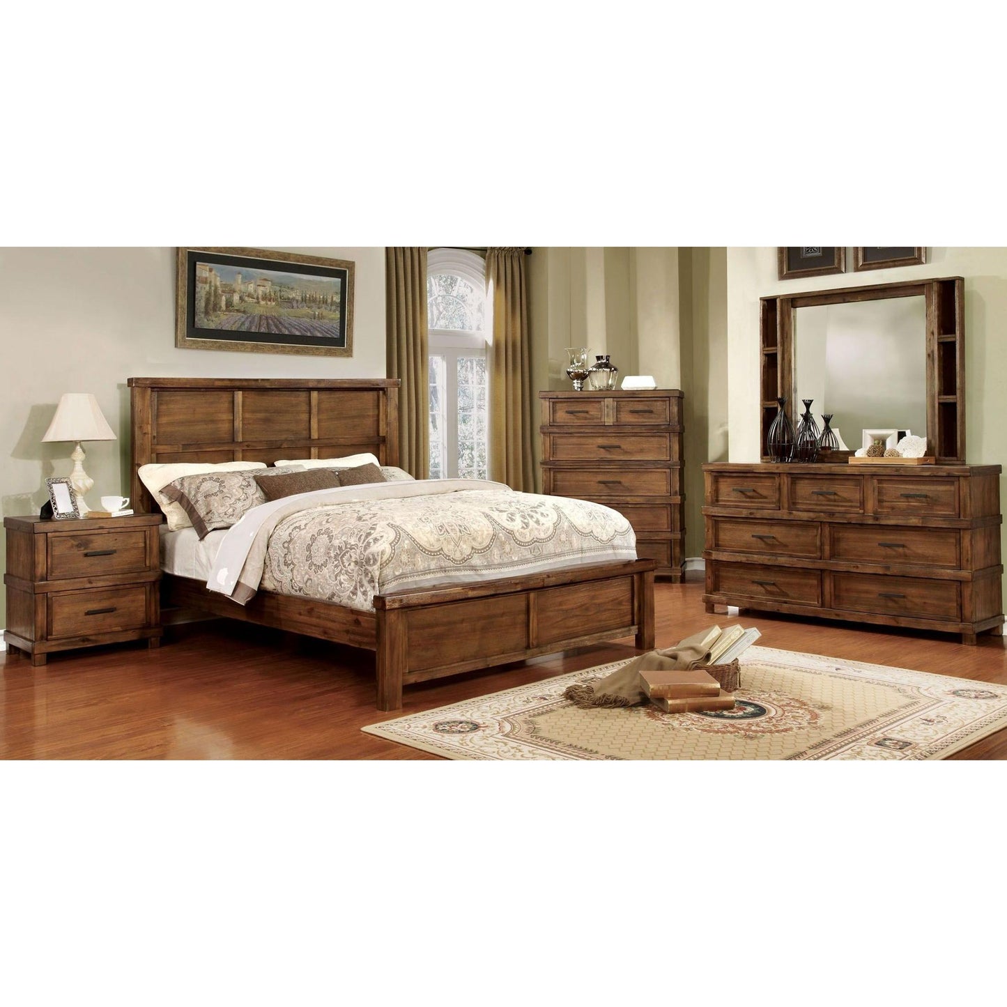  Furniture of America Baddock 5-Drawer Chest CM7691C IMAGE 4