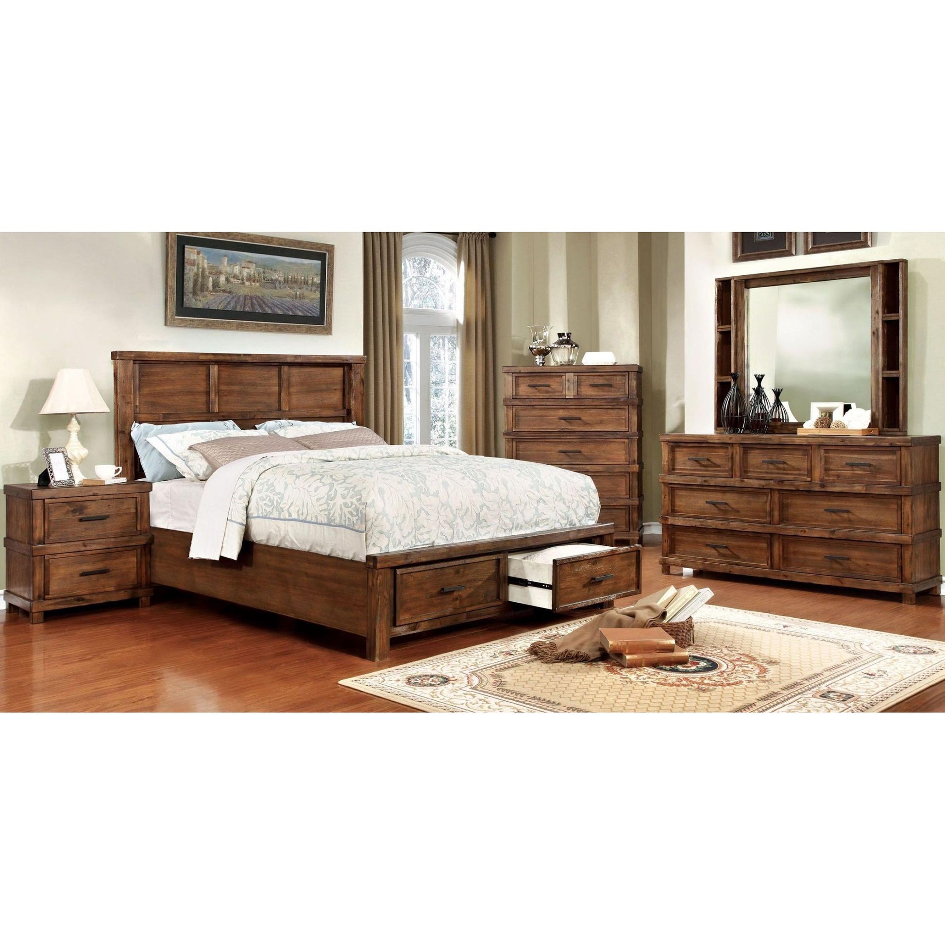  Furniture of America Baddock Queen Panel Bed with Storage CM7692Q-BED IMAGE 3