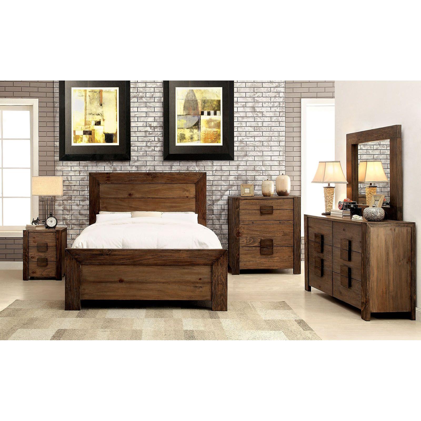  Furniture of America Aveiro California King Panel Bed CM7627CK-BED IMAGE 2