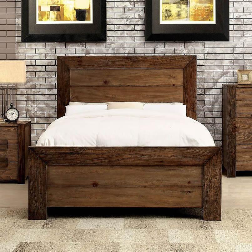  Furniture of America Aveiro King Panel Bed CM7627EK-BED IMAGE 1