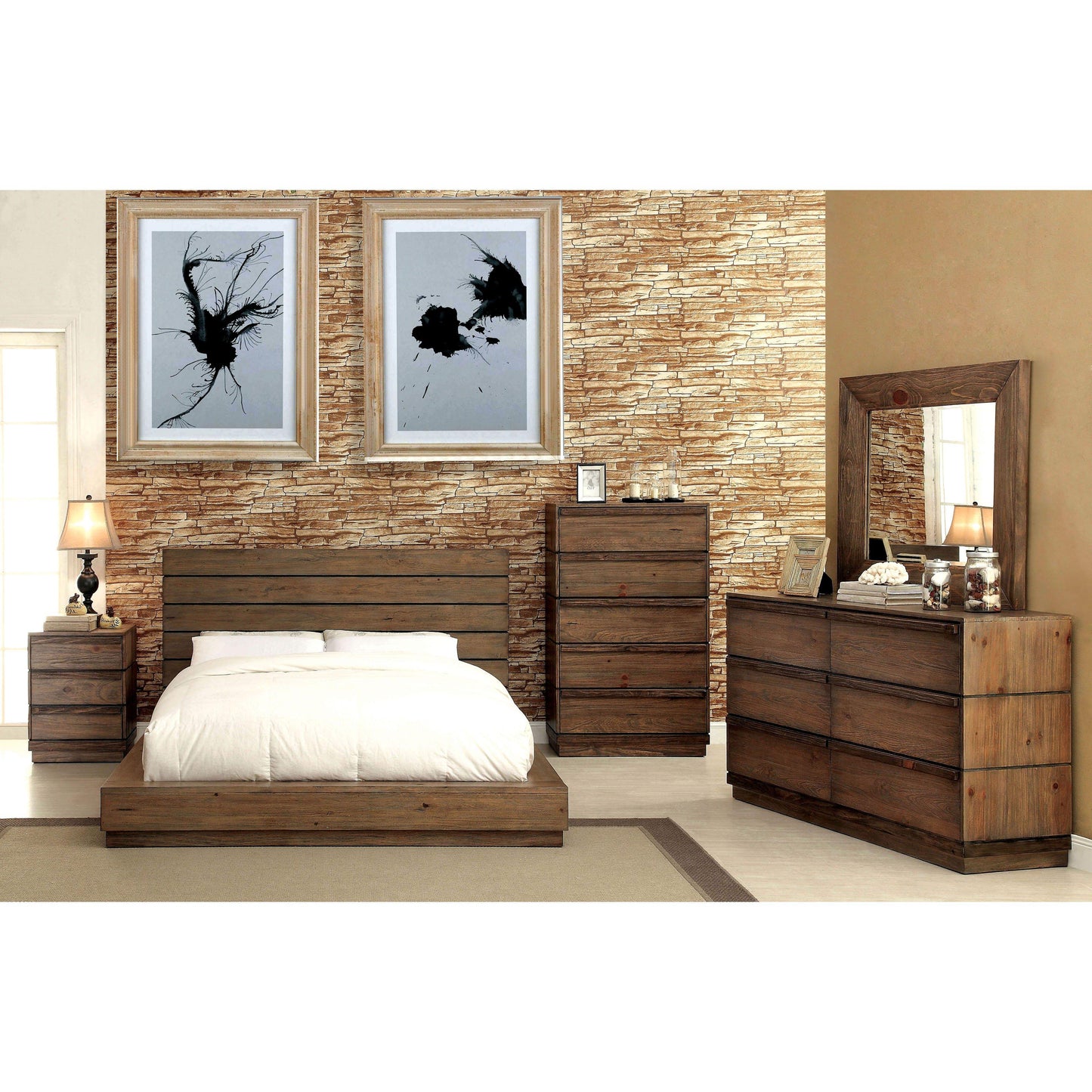  Furniture of America Coimbra California King Panel Bed CM7623CK-BED IMAGE 7