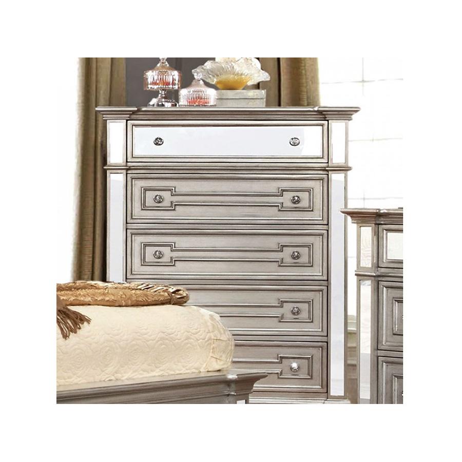  Furniture of America Salamanca 5-Drawer Chest CM7673C IMAGE 2