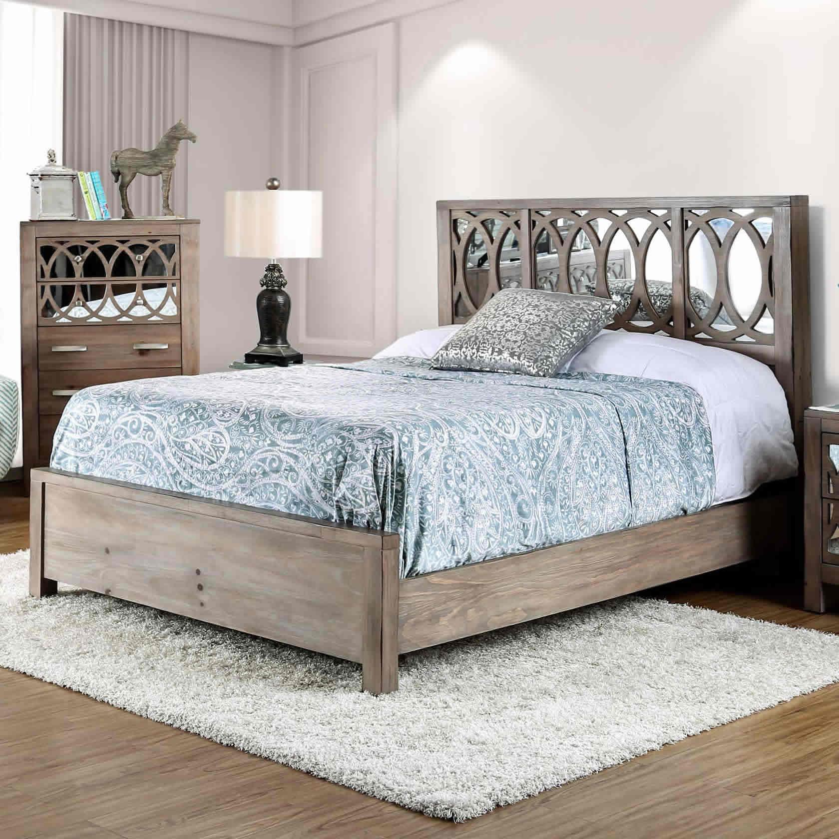  Furniture of America Zaragoza Queen Panel Bed CM7585Q-BED IMAGE 2