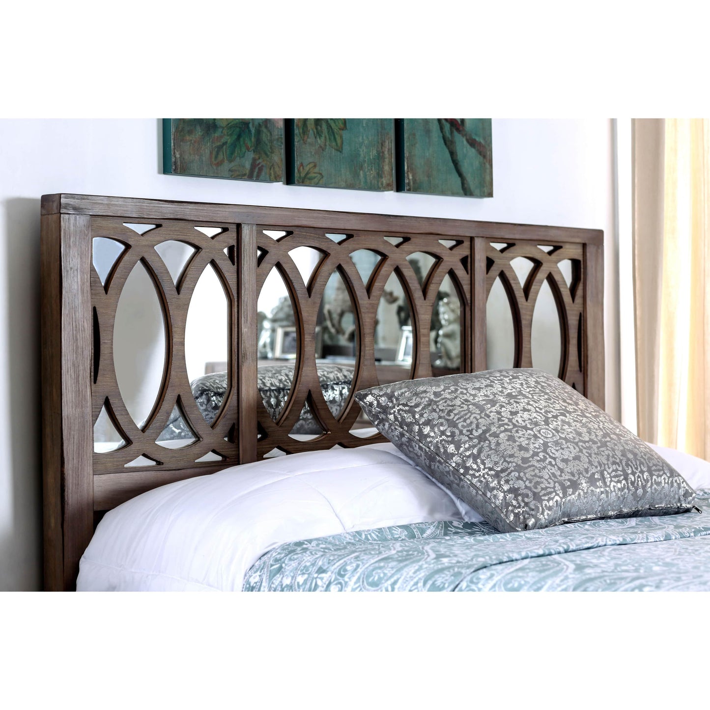  Furniture of America Zaragoza Queen Panel Bed CM7585Q-BED IMAGE 4