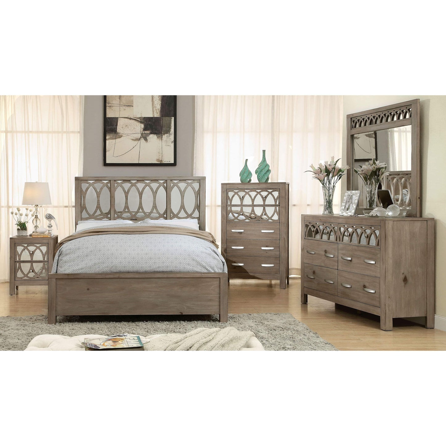  Furniture of America Zaragoza 5-Drawer Chest CM7585C IMAGE 6