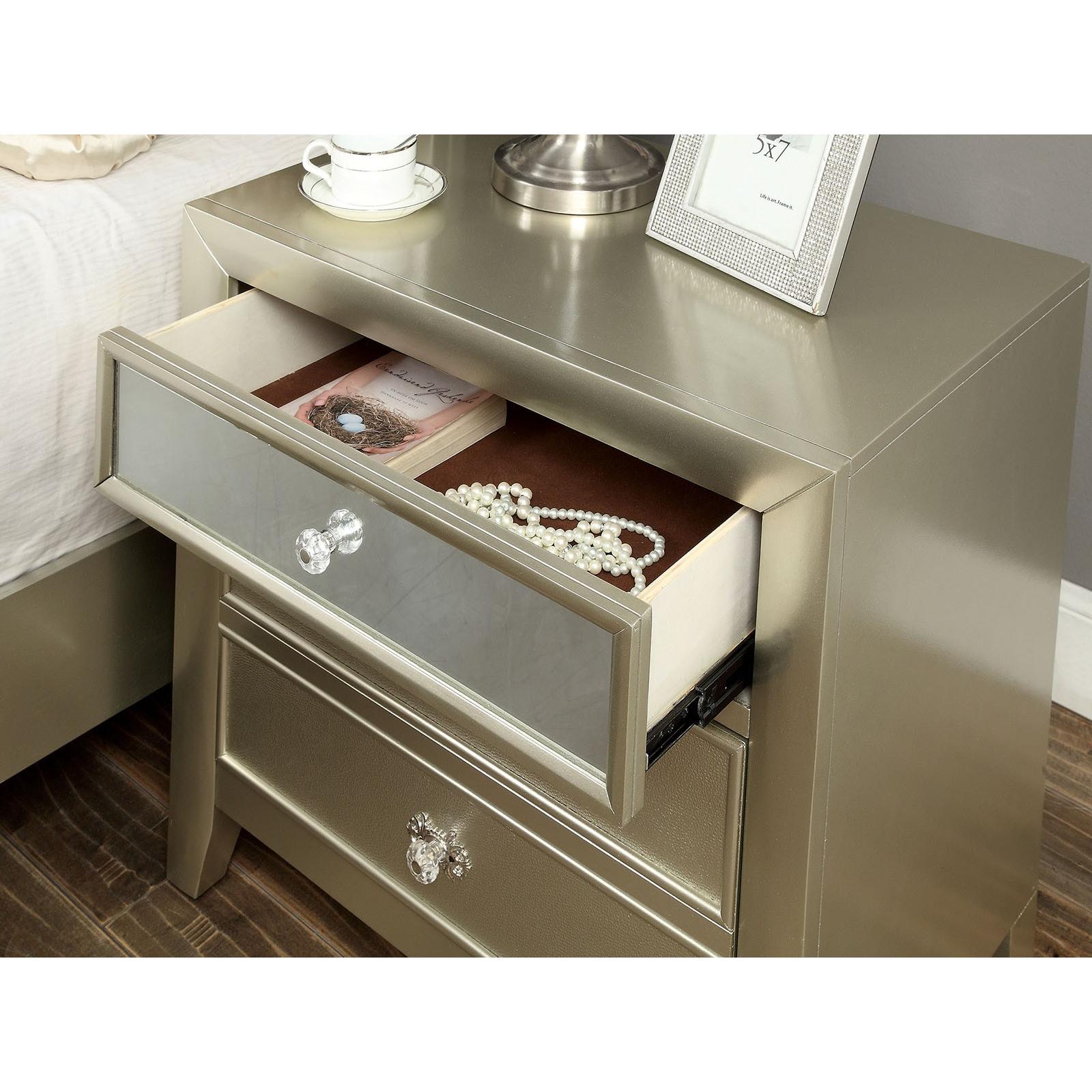  Furniture of America Briella 3-Drawer Nightstand CM7101N IMAGE 3