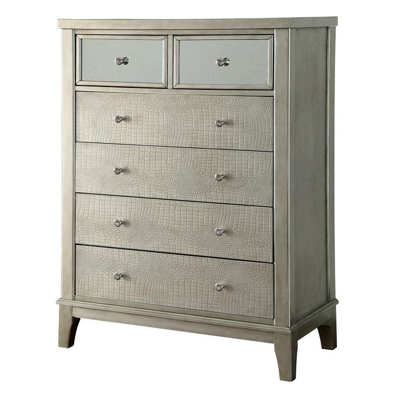  Furniture of America Adeline 5-Drawer Chest CM7282C IMAGE 1