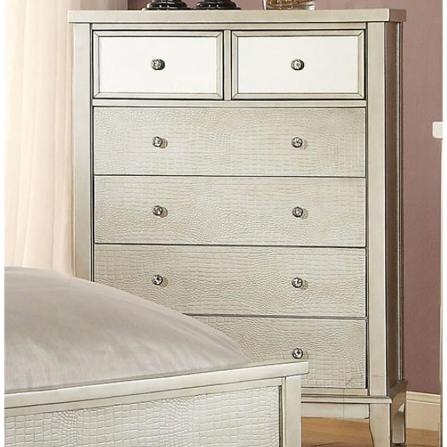  Furniture of America Adeline 5-Drawer Chest CM7282C IMAGE 2