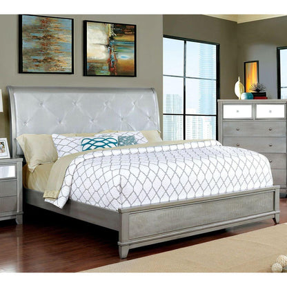  Furniture of America Bryant II King Upholstered Bed CM7289SV-EK-BED IMAGE 2
