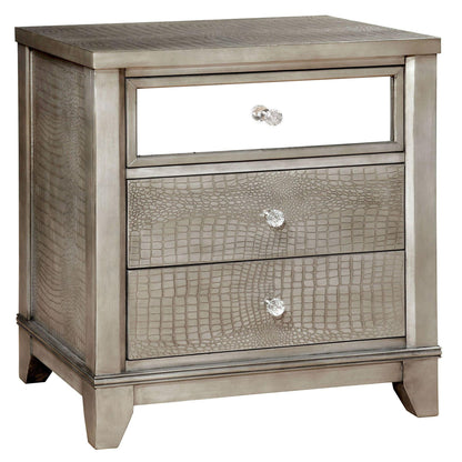  Furniture of America Bryant II 3-Drawer Nightstand CM7289SV-N IMAGE 1