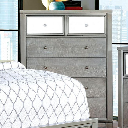  Furniture of America Bryant II 6-Drawer Chest CM7289SV-C IMAGE 2