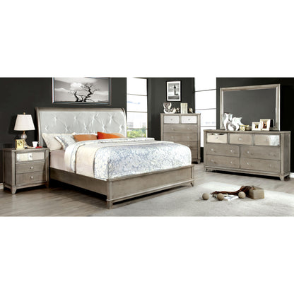 Furniture of America Bryant King Upholstered Bed CM7288SV-EK-BED IMAGE 2