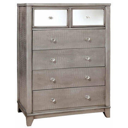  Furniture of America Bryant 6-Drawer Chest CM7288SV-C IMAGE 1